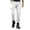 White, variant on Cargo Pants for Men Straight Leg Full Length Elastic Waist Workwear Casual Trousers with Multi Pockets(M,White)