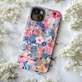 thumbnail image 5 of Kawaii Aesthetic Collage Phone Case, Pastel Pink Blue Floral and Dog Design Protective Cover for iPhone 16 15 14 13 12 11 Pro Max Plus Mini, 5 of 6