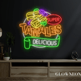 thumbnail image 4 of Glowneon Super Tamales Delicious Neon Sign, Mexican Tamales Led Light, 4 of 5