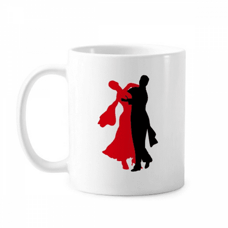 

Social Dancing Dancer Duet Dance Mug Pottery Cerac Coffee Porcelain Cup Tableware