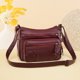 thumbnail image 5 of Bolso Bandolera Bolso bandolera para mujer Cuero de PU Bolsos para madres de mediana edad Bolso para dama (Rojo vino) Ehuebsd Para Estrenar, 5 of 7