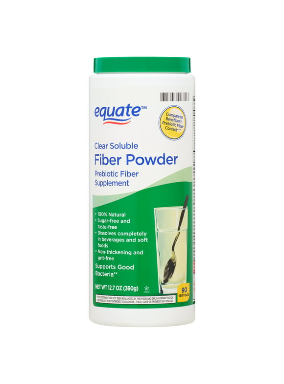 Equate Clear Soluble Fiber Powder, 12.3 oz