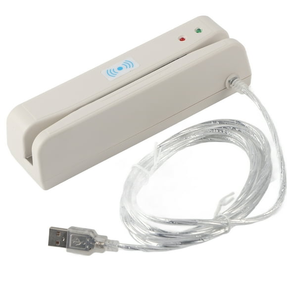 Card Swiper, Light Weight Card Writer Two Way Swiping For Banking System For ID Authentication For POS System