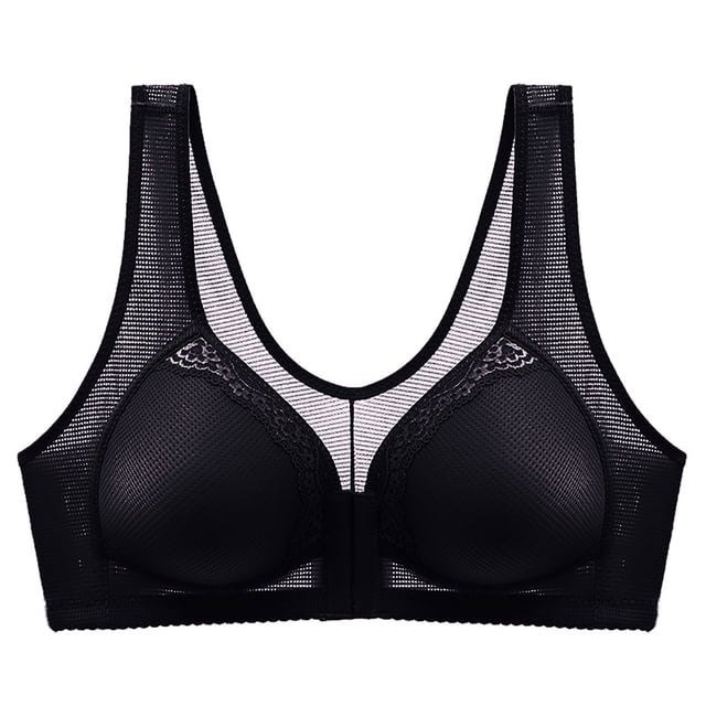 Clearance Sale 2025 Bra Women Clearance Lace Front Buckle Underwear Without Rims Vest Lace Plus Size Bra