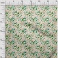 thumbnail image 3 of oneOone Cotton Poplin Green Fabric Abstract Floral Craft Projects Decor Fabric Printed By The Yard 56 Inch Wide, 3 of 5