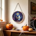 thumbnail image 4 of Halloween DIY Acrylic Puzzle Suncatcher Stained Glass Transparent Window Hanging Ornament With Metal Chain, 4 of 4