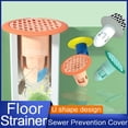 thumbnail image 2 of JJYY 1PC/2Pcs Insect Sewer Prevention Cover - U Shape Floor Strainer for Kitchen and Bathroom, Sink Filter Stopper, Shower Floor Drain Cover, Odor and Pest Control, Durable and Easy to Install, 2 of 10