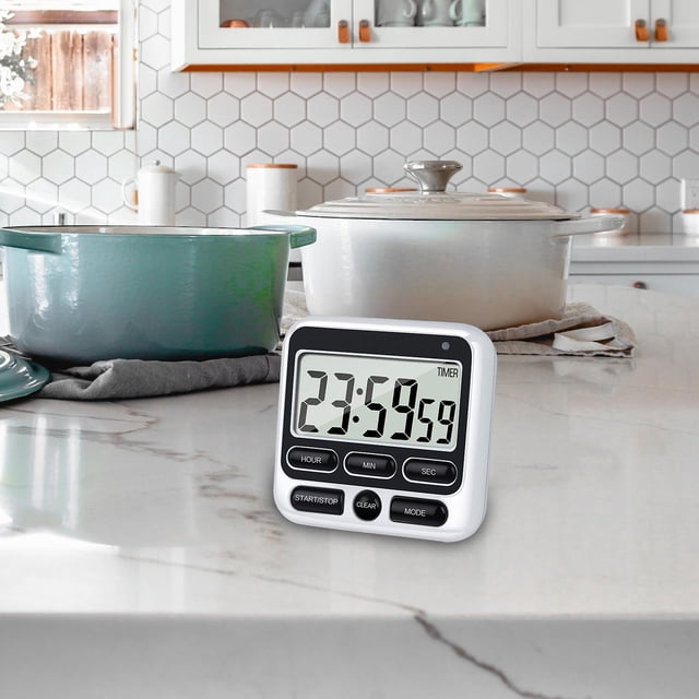 Temporizador de cocina digital Temporizador de cocina Multifuncional para juegos Cocina deportiva Negro Macarena Temporizador de cocina