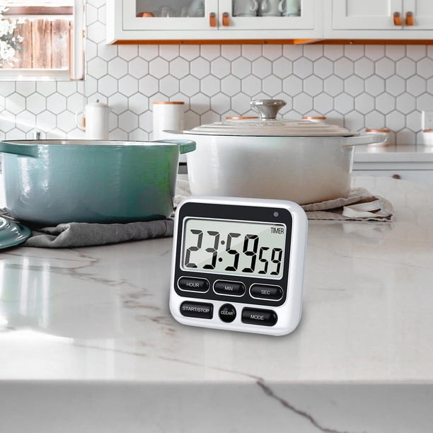 Temporizador digital Baoblaze Temporizador de cocina Negro