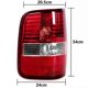 thumbnail image 2 of unique Tail Light Cover For Ford F150 2004-2008 Car Rear Turn Signal Reverse Warning Light Cover Without Bulb 5L3Z13404CA 5L3Z13405CA, 2 of 5