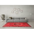 thumbnail image 3 of Ahgly Company Indoor Square Persian Red Traditional Area Rugs, 3' Square, 3 of 4