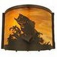 thumbnail image 2 of Meyda 139810 11.25 in. Leaping Bass Wall Sconce, 2 of 2