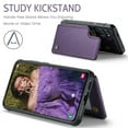 thumbnail image 4 of ShieldPlus for Samsung Galaxy A15 5G Wallet Case with Card Holder, RFID Blocking for Galaxy A15 Case for Women Men, Durable Kickstand Shockproof Phone Case for Samsung Galaxy A15 5G,Purple, 4 of 8