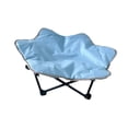 thumbnail image 2 of Colchoneta elevada para gatos y perros, cama elevada, fácil de limpiar, portátil, impermeable, resistente. Azul S, 2 of 8