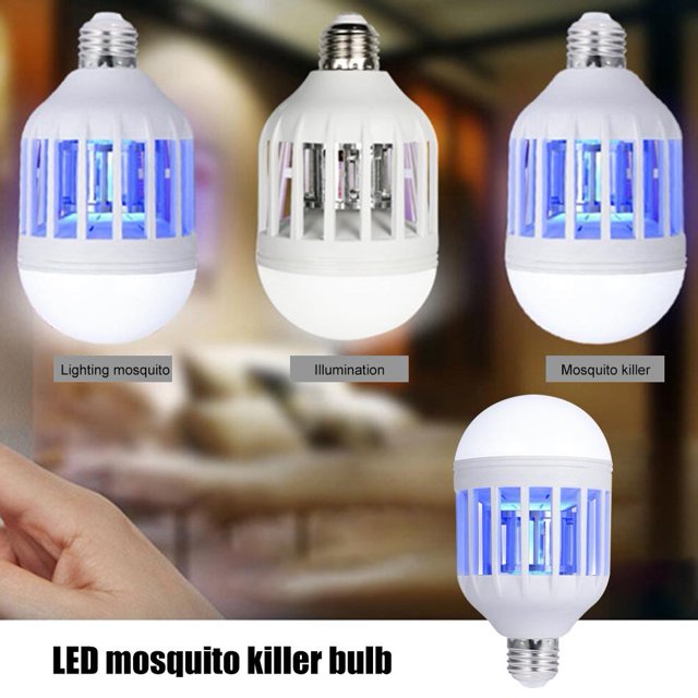 Mosquito Killer 15W LED Fly Bug Zapper Bombilla Control de plagas para dormitorio (220V) Ndcxsfigh Libre de BPA