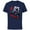 Navy, variant on Marvel Spider-Man: Across the Spider-Verse Miles Gwen Miguel - Short Sleeve Cotton T-Shirt for Adults - Customized-Athletic Heather