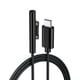 thumbnail image 2 of Cable Carga Tipo C PD para Microsoft Surface Pro 7 6 5 4 3 (1 5 M Negro), 2 of 9