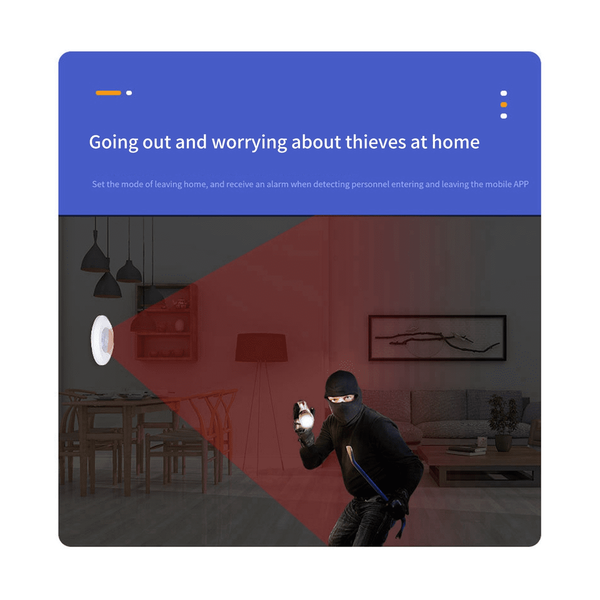 Zigbee Smart Human Presence Sensor Zero Fire Wire Connected Human Motion Sensor with AntiTheft Warning for Smart Home