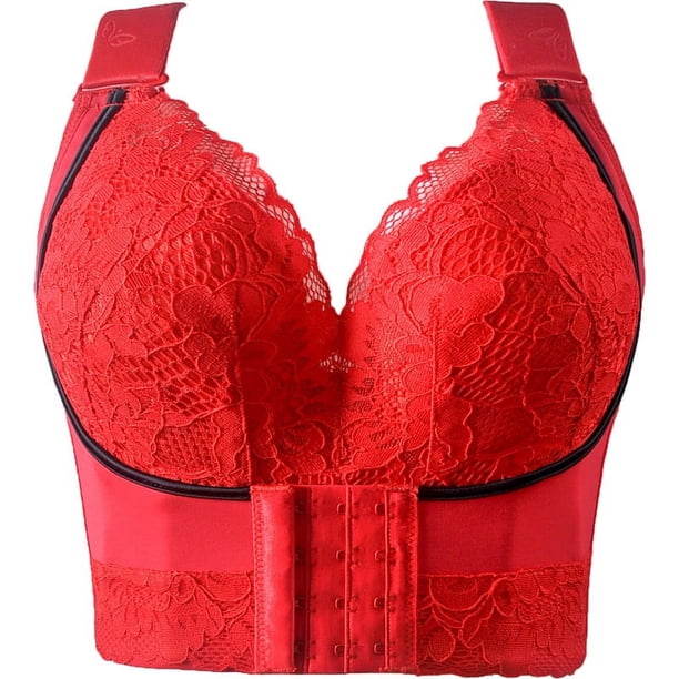 Sujetador moldeador de cuerpo con realce y soporte superior con hebilla frontal ajustable ABCDE ropa interior de mujer
