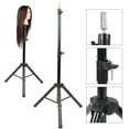 thumbnail image 1 of Mannequin Tripod Support Model Head Matte Tripod Stand Adjustable Hairdressing Training, 1 of 8