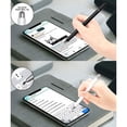 thumbnail image 2 of Lápices ópticos para pantallas táctiles, 2 en 1, de alta precisión, universales, con tapa magnética para iPad, compatibles con Apple, iPhone, iPad, Android y otros teléfonos (morado)., 2 of 8