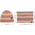 thumbnail image 2 of Conjunto de bufanda y gorro de invierno para hombre y mujer, conjunto de gorro de punto grueso con cuello más cálido, conjunto de bufanda y guantes, conjunto de felpa de dos piezas, 2 of 5