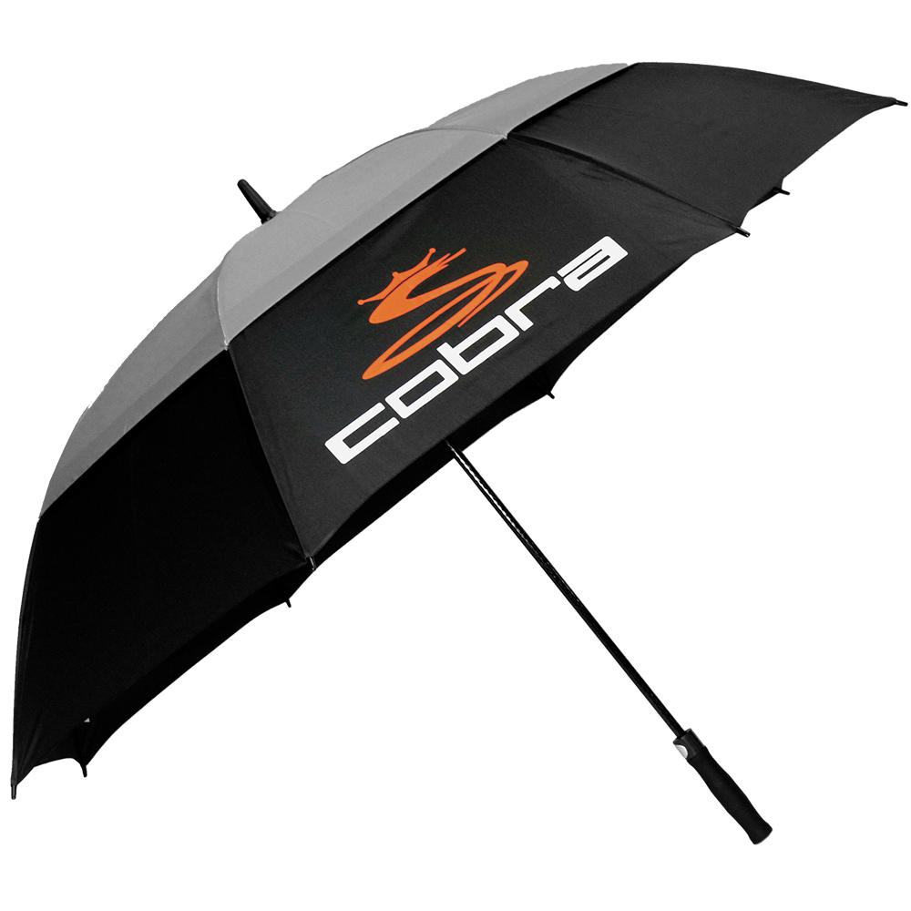 COBRA GOLF UMBRELLA 68" DOUBLE CANOPY -BLACK- 90921601- NEW 2017
