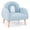 Blue + Sofa Chair, variant on Sofa, Toddler Armchair with Solid Wooden Frame Anti-Tipping Design Plush Fabric, Upholstered Children Chair for Kindergarten Preschool, Gift for Boys Girls, Toddler Couch