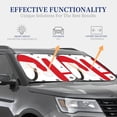 thumbnail image 2 of Lsque HOHOHO Christmas 2 PCS Windshield Sun Shade | CarFoldable Window Covers | Car Accessories Reflect UV for Universal Cars SUV Truck | Medium, 2 of 7