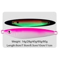 thumbnail image 3 of Sinking Glow Shore Cast Jigbaits señuelos 14g/28g/40g/60g/80g cebo de pesca falso, 3 of 3