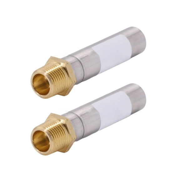 2Pcs 1/2inch Thread Water Hammer Arrestor Stainless Steel Washer Hammer Arrestor for Quiet Appliance Operate Enduring