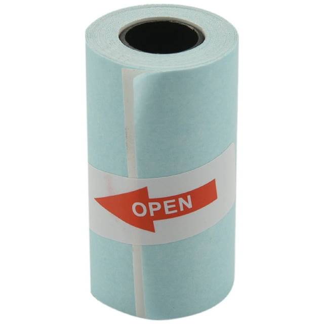 12 Rolls Sticker Thermal Paper 57mm x 30mm Self-Adhesive Thermal Printer for PAPERANG Printer Cash Register POS Receipt,12 Rolls x Sticker Thermal Paper,white