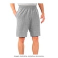 thumbnail image 3 of Short Fuit Of The Loom para Mujer, Deportivo Gris Jaspe Claro Talla M, 3 of 4