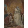 thumbnail image 2 of Robert Smirke 18x24 Black Ornate Framed Double Matted Museum Art Print Titled: Lady Jane Grey, 2 of 5