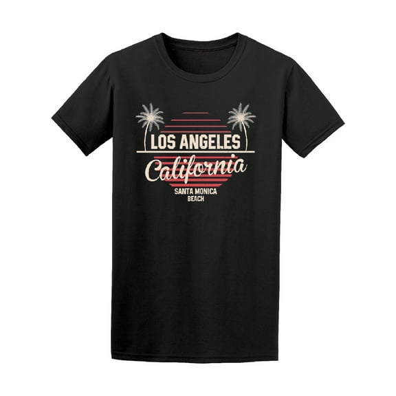Retro Tropical Beach California Tee Men's -Image by Shutterstock