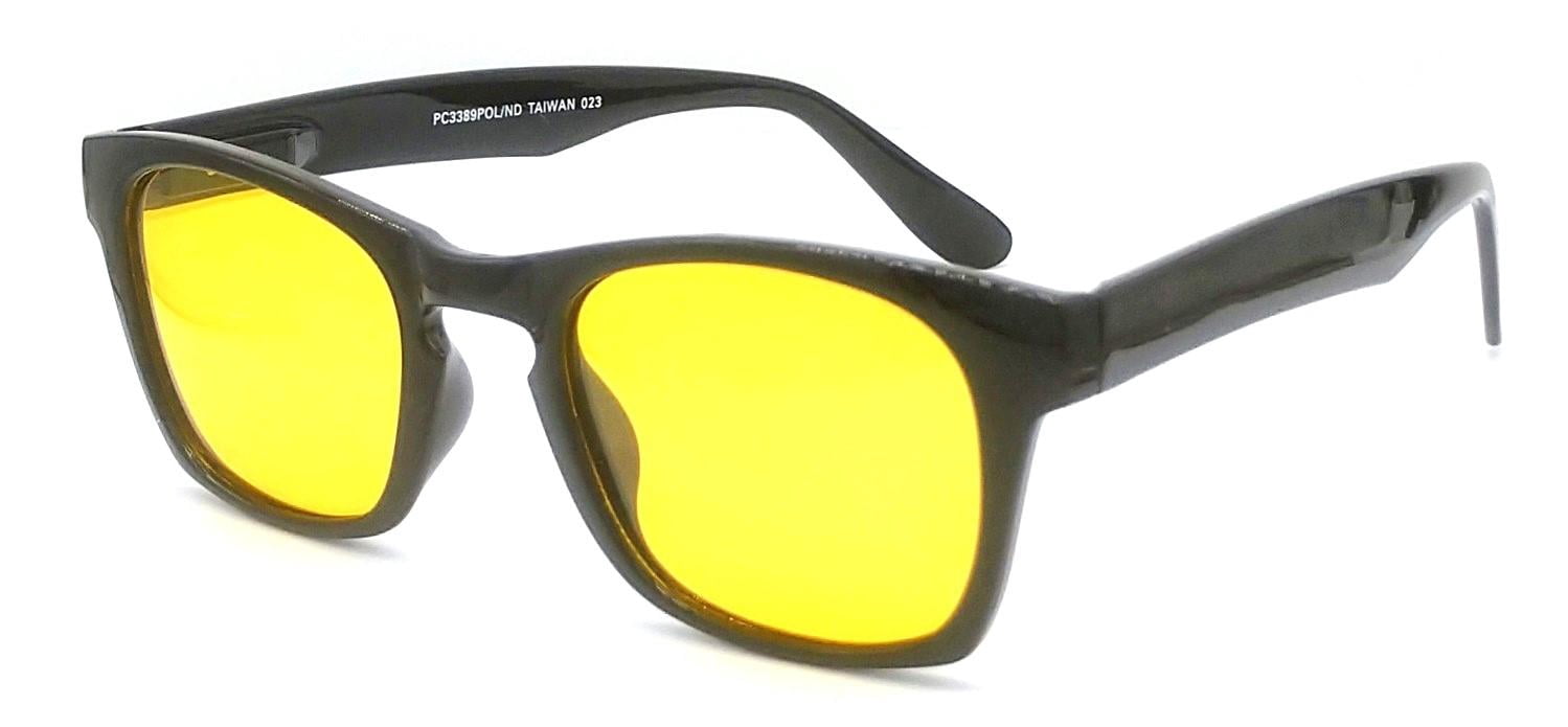 2 Pair Polarized Fit Over Sunglasses For Men & Women - Black/Brown, 100% UV Protection - View #10