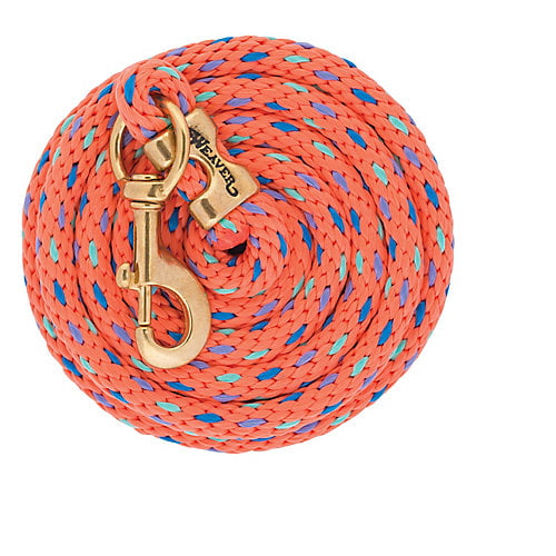 Weaver Original Poly Lead Rope Speckle Coral 