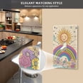 thumbnail image 5 of Yayeee Blank Wall Plate Cover 1-Gang 4.5"x2.7" Home Unused Decorative Outlet, Beige Rainbow, 5 of 7