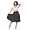 Steady Clothing Womens Thrills High Waist Skirt Black