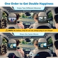 thumbnail image 6 of Wonnie Car Portable DVD Player, 7" Dual Car Headrest DVD Player Plays the Same or Two Different Movies,HD, Supports AV Output&Input/USB/SD,Best Gift!, 6 of 10