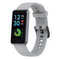 thumbnail image 4 of Soft Silicone Watchband Watch Strap Smart Bracelet Replacement Wristband Compatible For Realme Band2 gray, 4 of 4