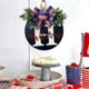 thumbnail image 5 of Decoraciones para el Día de los Caídos, decoraciones para el 4 de julio, decoración de puertas con tablero de madera para el Día de la Independencia, decoración de interiores, celebración de festivale, 5 of 6