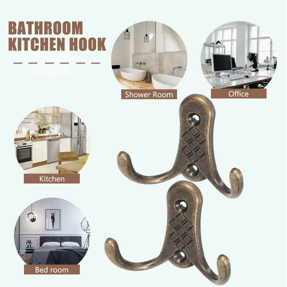 SHOWERORO 8Ud De Metal Dorados Resistentes Para Colgar En Cocina O