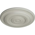 thumbnail image 3 of Ekena Millwork 18"OD x 1 1/2"P Niobe Ceiling Medallion (Fits Canopies up to 8 5/8"), Hand-Painted Pot of Cream, 3 of 5