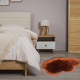 thumbnail image 2 of TIELUTT Imitation Wool Carpet Living Room Shag Carpet Oval Bedroom Machine Washable Floor Mat Throw Rugs for Living Room Popcorn Blanket Area Rug Living Room Decorative Blankets Big Soft Blanket, 2 of 4