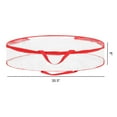 thumbnail image 2 of Unique Bargains 1 Pack Clothes Storage Bags Moving Bags Red 35.5*8in, 2 of 6