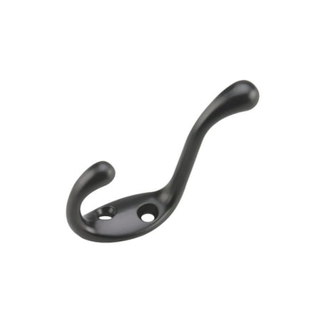 

5 Pack Rok Hardware Heavy Duty Coat Hook 3-1/2 Black