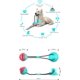 thumbnail image 2 of Juguetes para masticar perros Tira y afloja Juguetes para perros para masticadores agresivos Bola dispensadora de alimentos interactiva JFHHH pequeña, 2 of 5