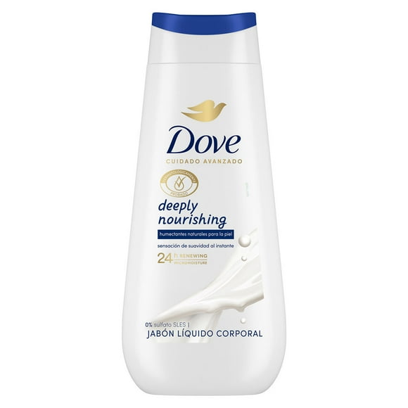 Jabón líquido corporal Dove deeply nourishing 225ml