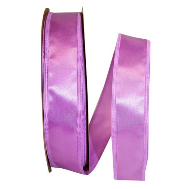 Reliant Ribbon 5102W-940-09C 10.5 in. 100 Yards Dyna Satin EZ Wired Edge Ribbon, Violet